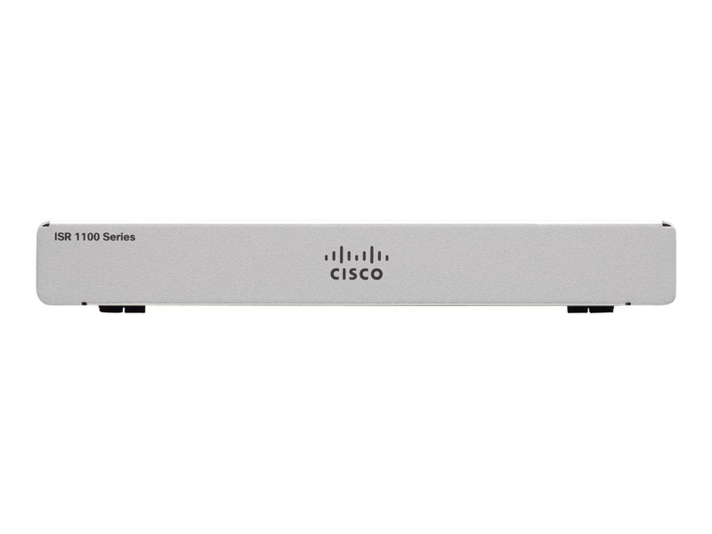 Cisco isr 1101 c1101-4p integrated services router 2x 1GBe wan 4-port 1GBe lan switch 4GB ram fanless ios xe-null