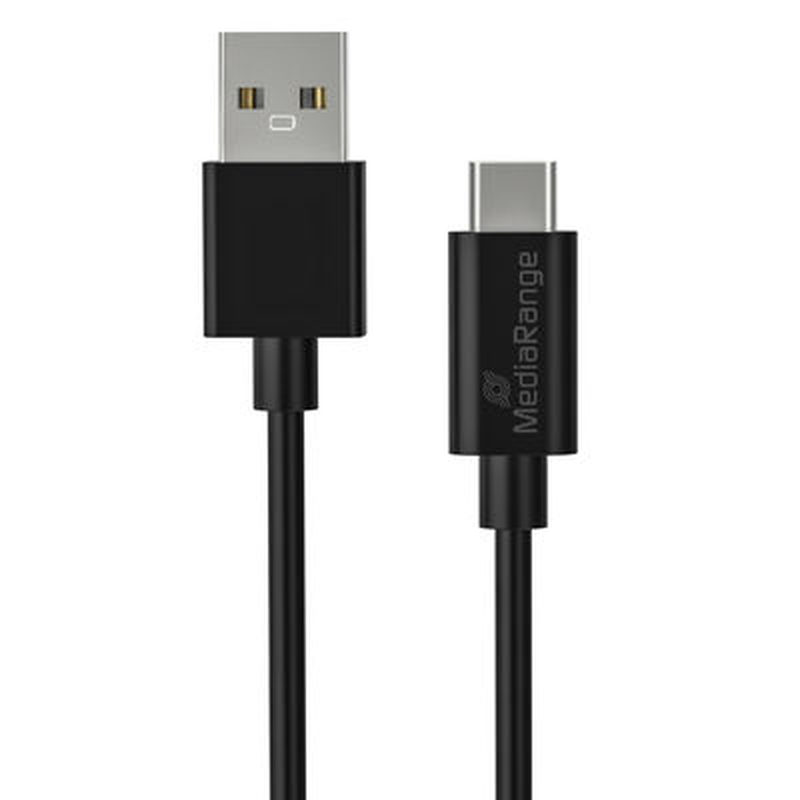 Mediarange charge and sync cable, USB 3.2 Gen 1x1 to USB Type-C&reg; plug, 5GBps, 60w max., 1.2m, , medium-null