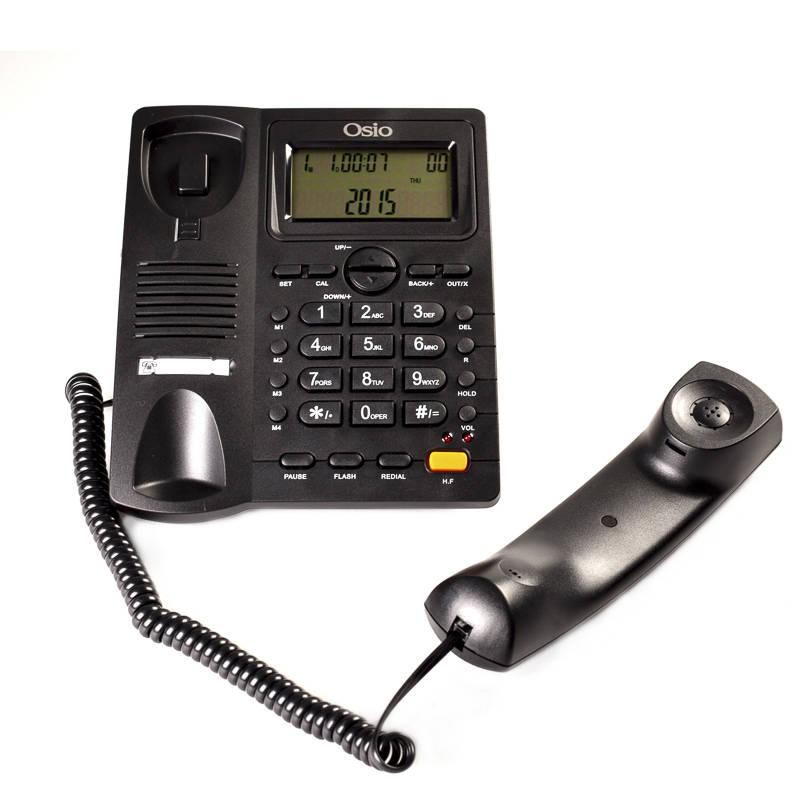 Osio corded phone - black-null