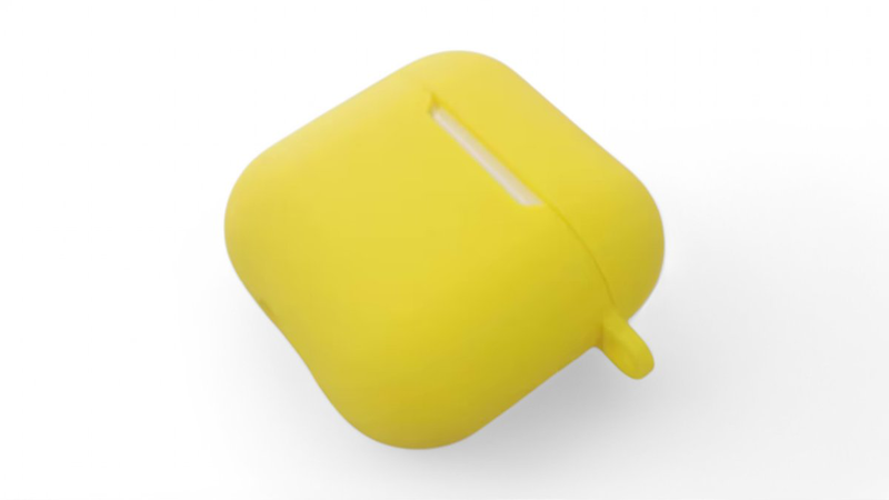 Yellow AirPods 3 silicone case, , medium-null
