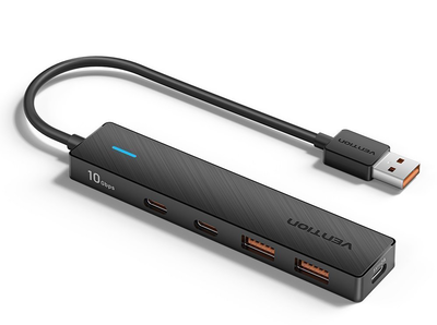Vention it hub USB-a 2xa 2xc 3.2 Gen2 + USBc power port chsbb, , medium