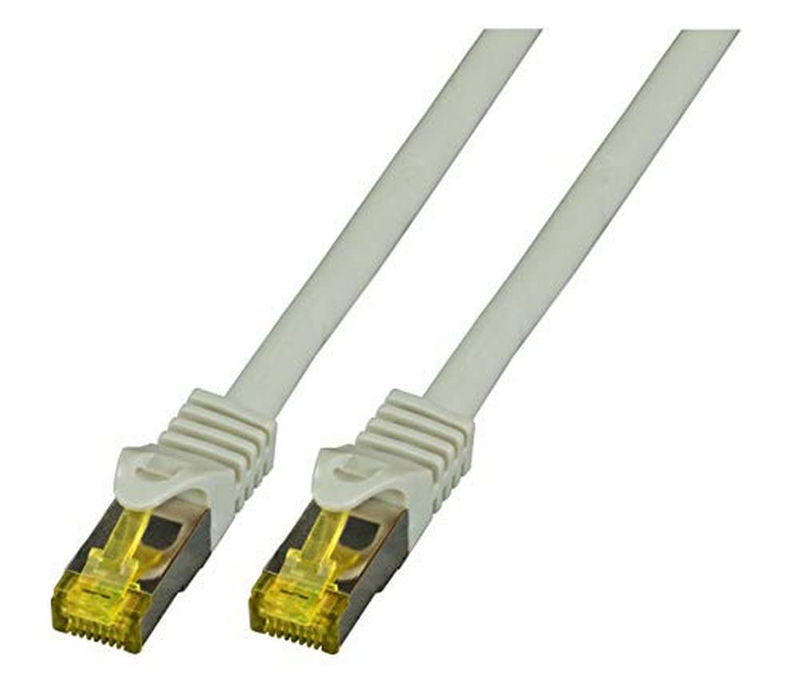 Efb-elektronik - patch cable - rj-45 (m) to rj-45 (m) - 50 cm - 6.5 mm - sftp - cat 7 (cable) / cat 6a (connectors) - halogen-free, molded - grey-null