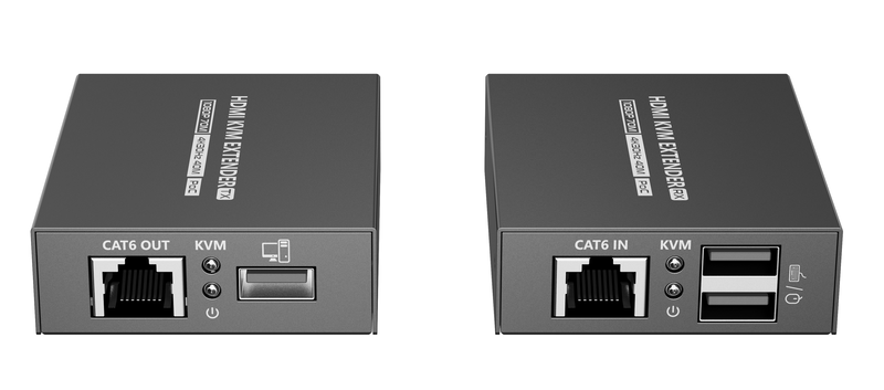 Lenkeng kvm HDMI extender over ethernet 4k30hz 70m lkv372kvm-p, , medium-null