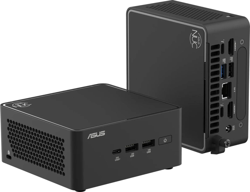 Asus nuc 15 pro tall kit rnuc15crhc700002 barebone Intel Core 7 240h Wi-Fi 7 thunderbolt 4 no ram no SSD no os black-null