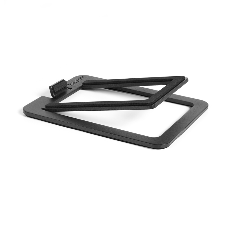 Kanto s2 angled desktop speaker stands for small speakers - black, pair-null