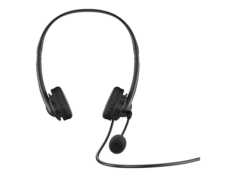 Hp g2 / headset / on-ear / wired / USB / shadow black / for hp 245 g9, 256 g8, 25x g9; elitebook 1040 g9, 64x g9, 65x g9; probook 44x g9, 45x g9, , medium-null