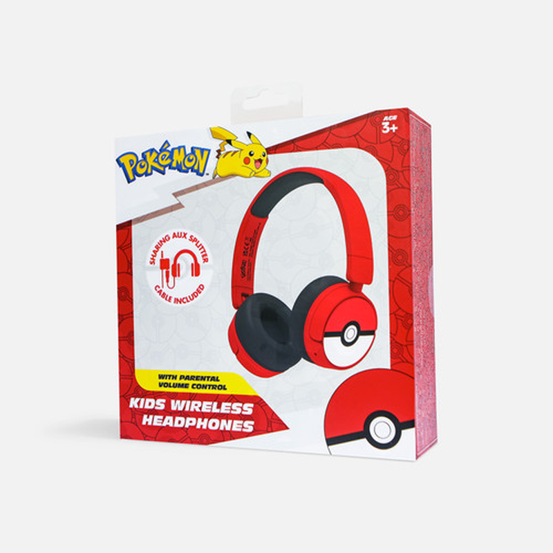 Otl pokemon pokeball kids wireless headphones, , medium image number null