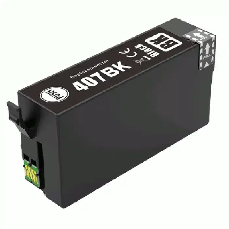 Epson ink cartridge 407 black  c13t07u140, , medium-null