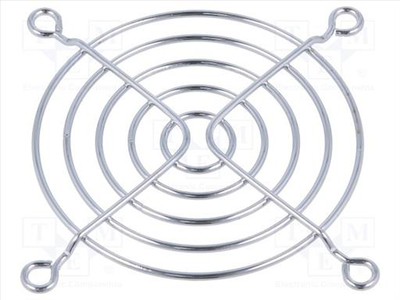 Guard 80x80mm mat: metal mounting: screw, , medium