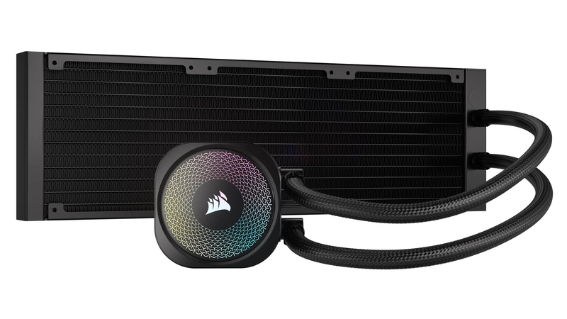 Corsair nautilus 360 rs argb liquid CPU water cooler black (cw-9060093-ww)-null