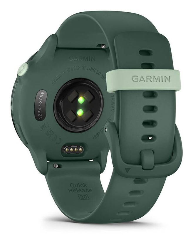 Garmin v&iacute;voactive 6 42 mm metallic jasper green smart watch with band / silicone / jasper green / wrist size: 125-190 mm / display 1.2" / 8GB / bluetooth, ant+, Wi-Fi / 23 g, , medium-null