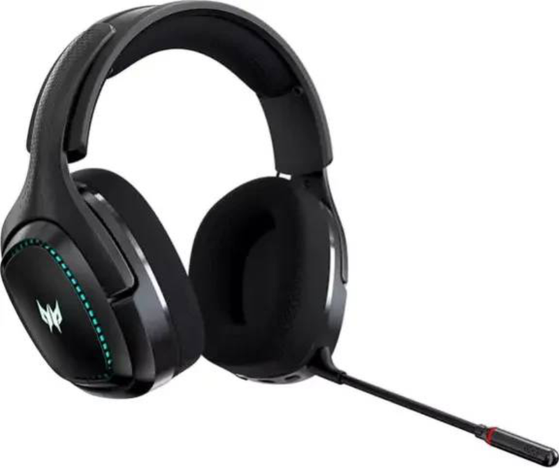 Acer predator galea 550 phr235 wireless gaming headset bluetooth and 2.4GHz 50mm drivers detachable enc mic black-null