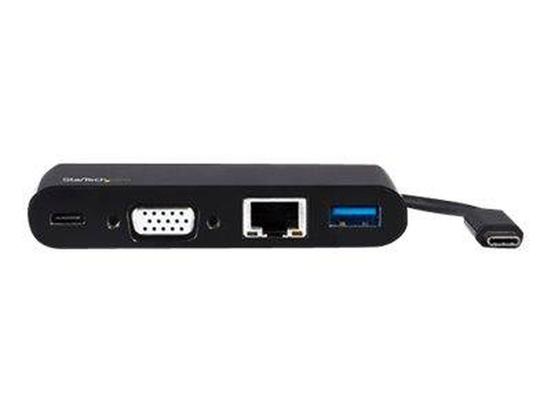 Startech dkt30cvagpd USB-c 4-in-1 multiport adapter vga 1080p gigabit ethernet USB 3.0 60w pd-null