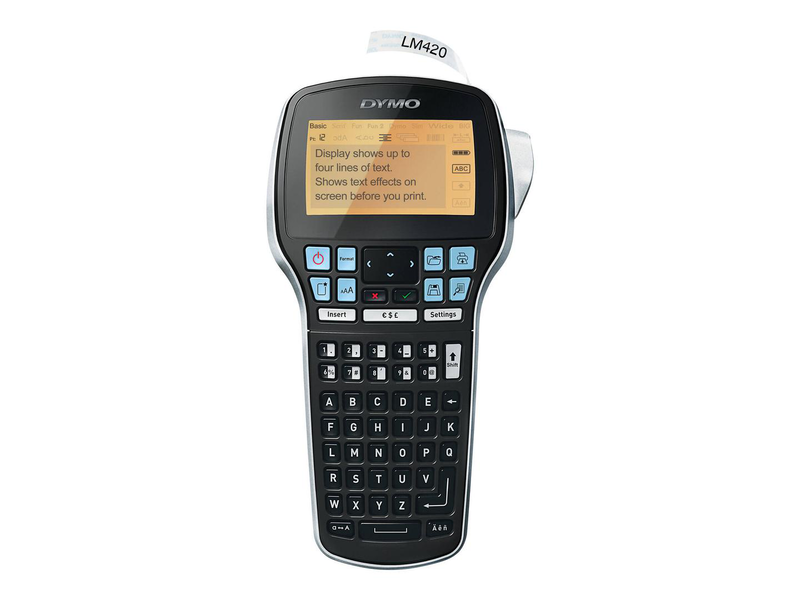 Dymo labelmanager 420p label printer | USB | black | battery charger | 0.5 kg-null