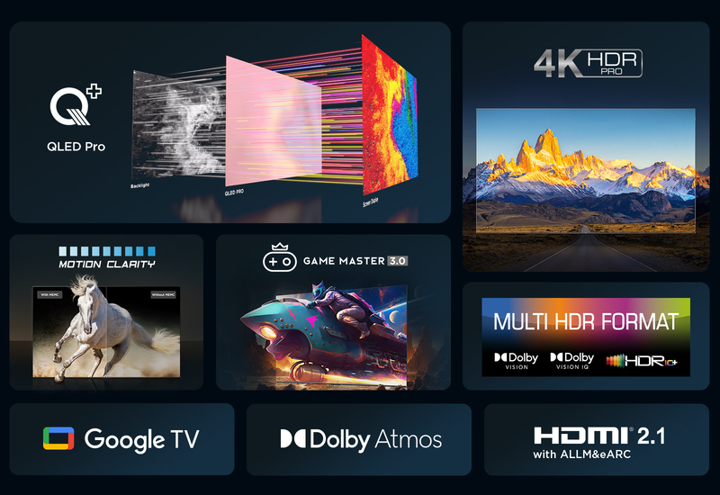 Tcl smart TV 43" 4k QLED 43c655 (2024)-null