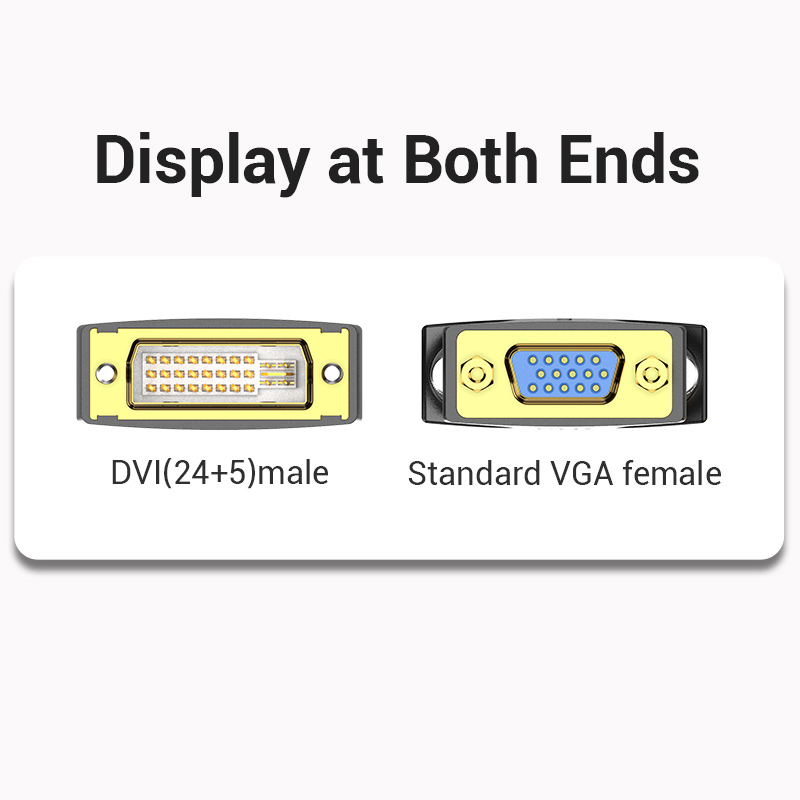 Vention vga adaptor female to dvi male ecfb0, , medium-null