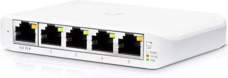 Ubiquiti unifi switch flex mini usw-flex-mini-3 5-port gigabit managed switch poe or USB-c powered 3-pack-null