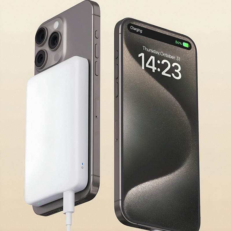 Xiaomi 33w magnetic power bank 10,000mAh black & white-null