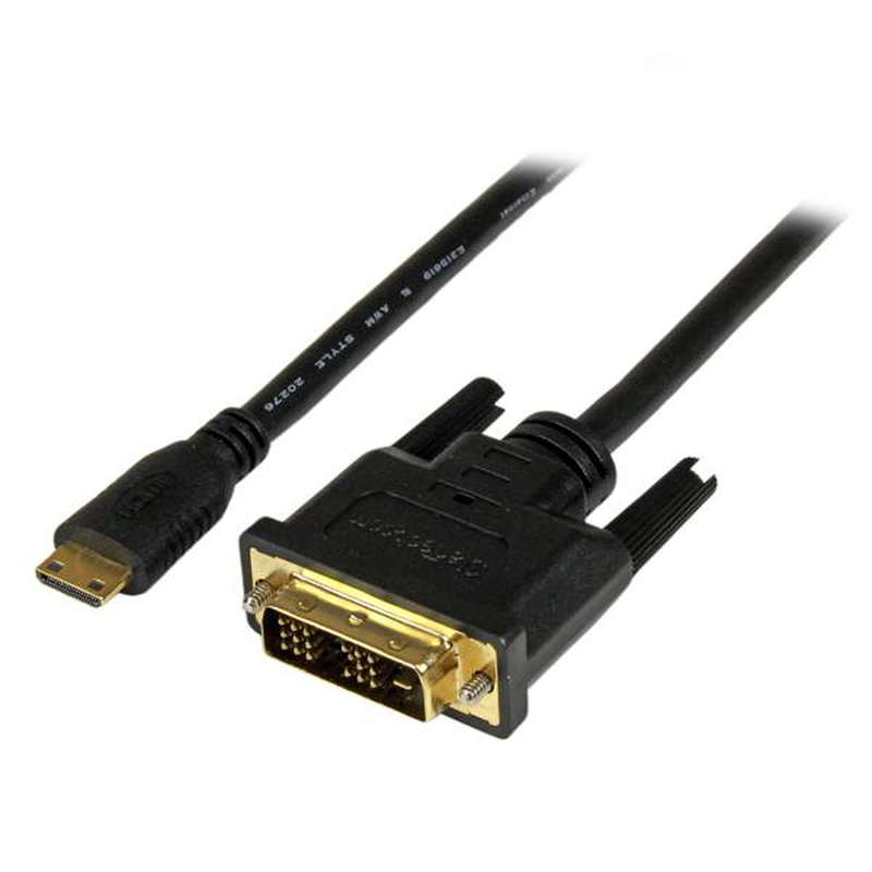 Startech.com 2m mini hdmi&reg; to dvi-d cable - m/m (hdcdvimm2m), , medium-null