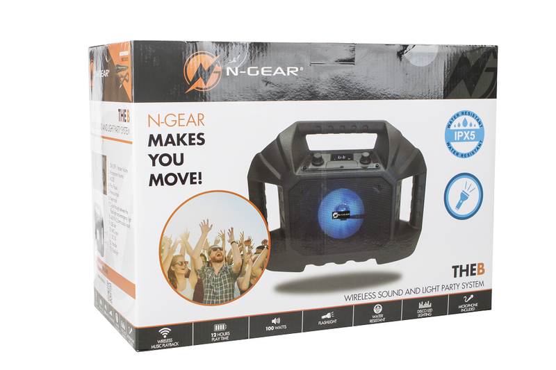 Open box n-gear streetbox portable speaker bt/USB/fm with wired microphone, , medium-null