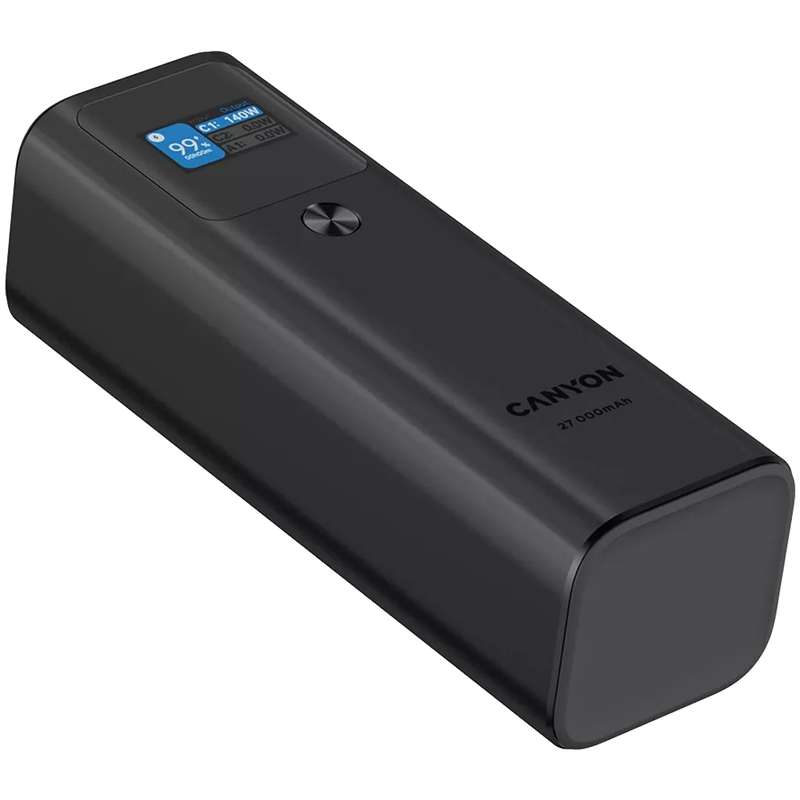 Canyon power bank 27000mAh 140w &mu;&epsilon; 2 USB-c &kappa;&alpha;&iota; 1 USB-a &theta;ύ&rho;&epsilon;&sigmaf; quick charge 3.0, , medium-null