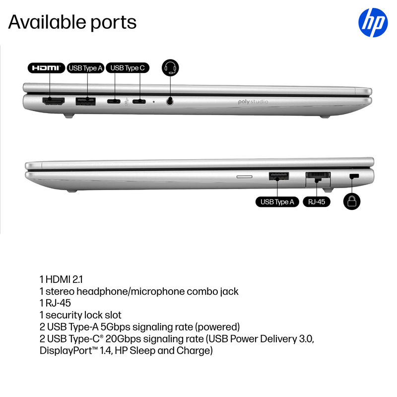 Hp probook 4 g1ir laptop 14" (ultra 7-150u/16GB/512GB)-null