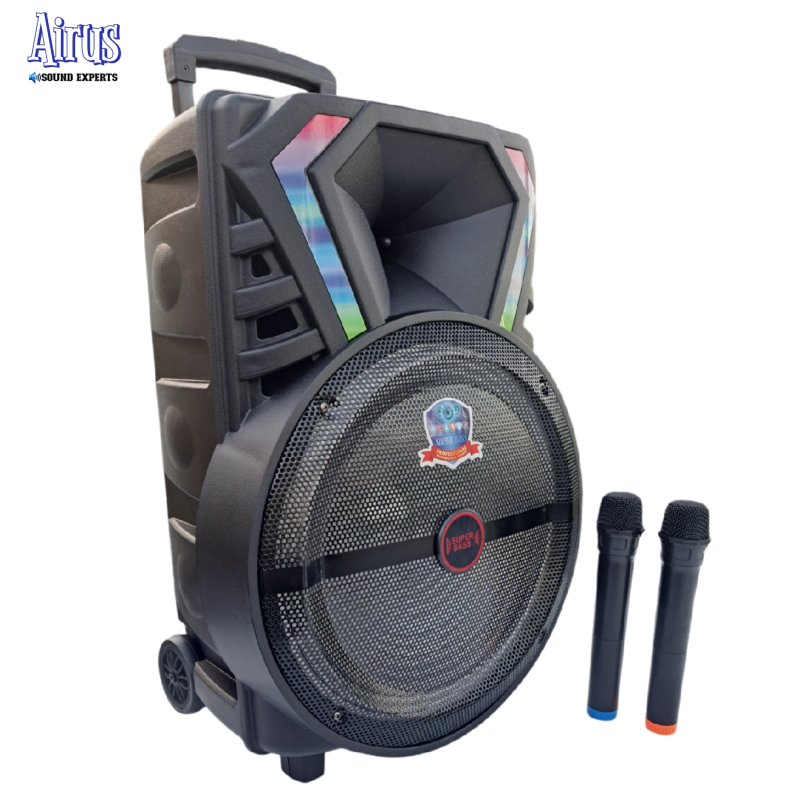 Airus bluetooth speaker lt-1517 /15 inches karaoke, , medium-null