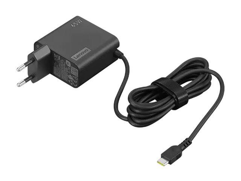 Lenovo 4x21l54610 65w USB-c wall adapter pd 3.0 laptop charger eu plug up to 20v black-null