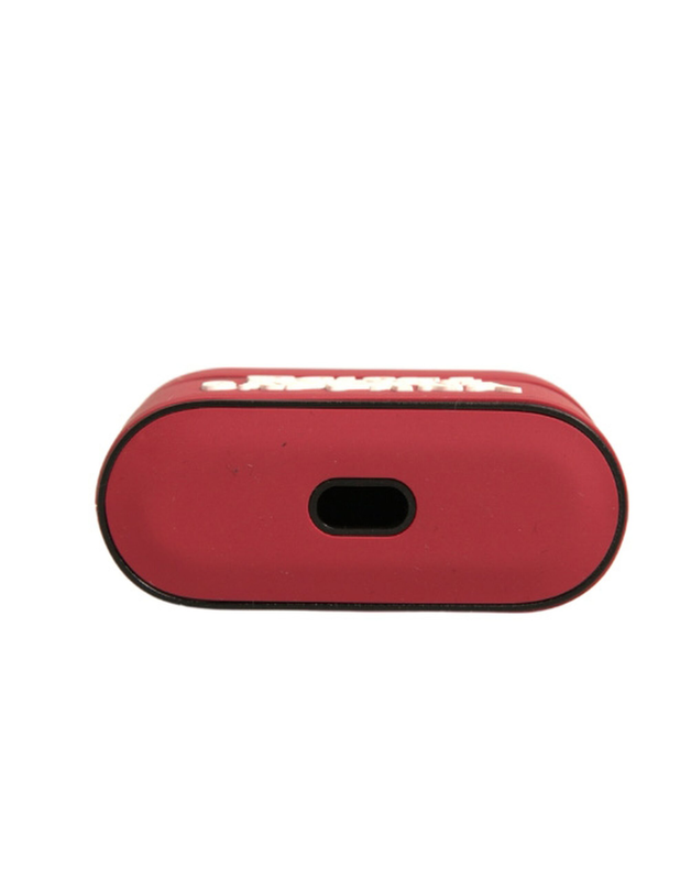 Red pvc embossed logo plaque holder AirPods case-null