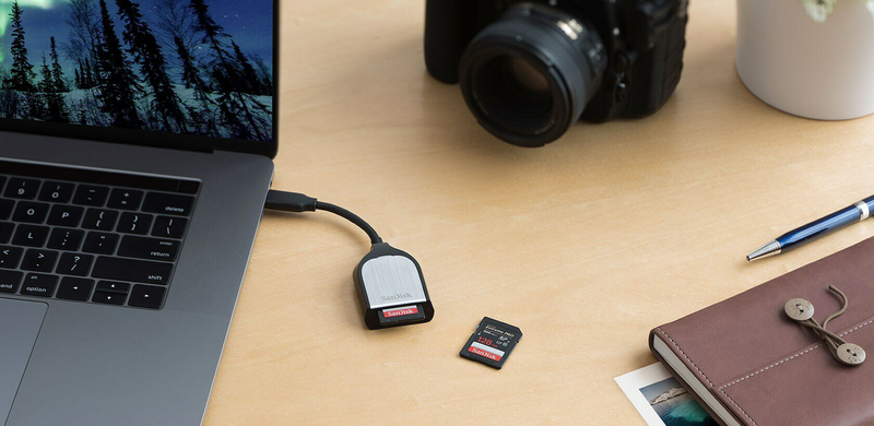 Sandisk extreme pro sd reader uhs-i & uhs-ii, , medium-null