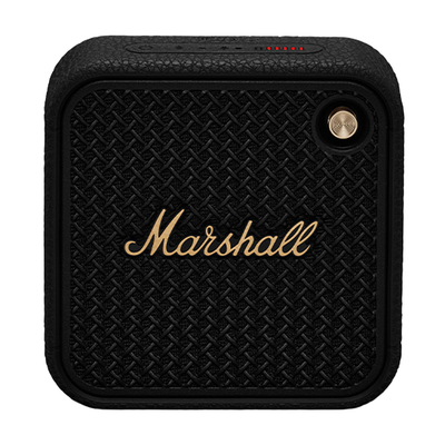 Marshall willen II portable bluetooth speaker up to 17 hours, Black & Brass, medium
