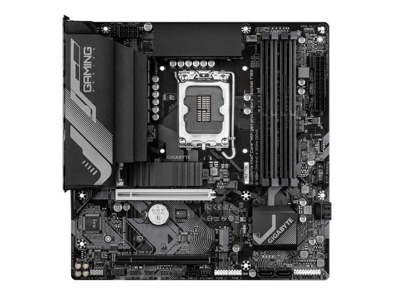 Gigabyte b760m gaming x ddr4 Gen5 micro-atx motherboard lga 1700 intel b760 ddr4 pcie 5.0 x16 dual m.2 2.5GBe black-null