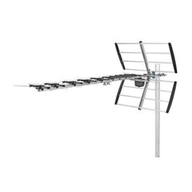 Outdoor TV antenna lte 700 max. 13 db gain uhf: 470 - 694 mhz 13 components, , medium image number null