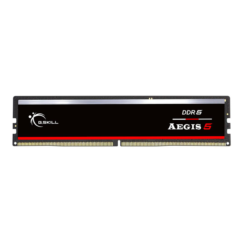 G.skill aegis 5 16GB (1&times;16GB) ddr5-6000 cl36 intel xmp desktop memory kit &ndash; 1.35v, black-null