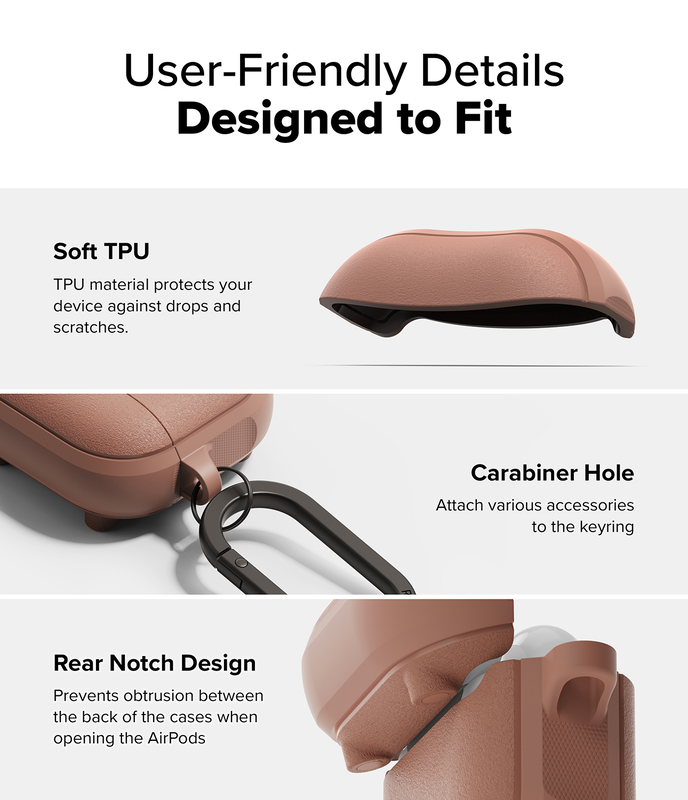 Product image: AirPods 4 case | onyx magnetic - coral, , medium-null