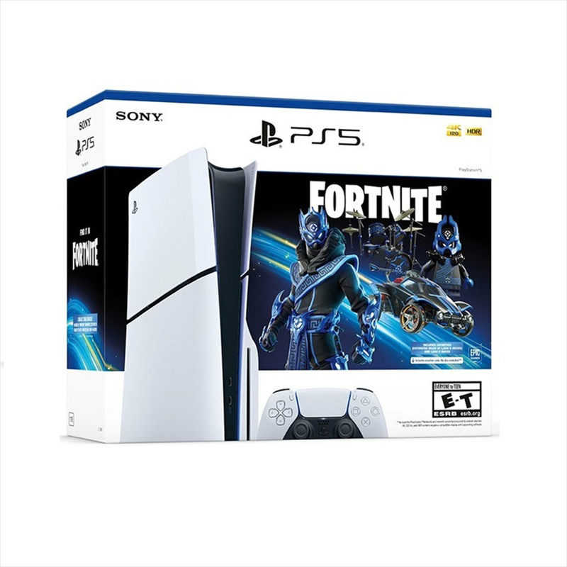 Sony playstation 5 slim disc edition 1TB cfi-2016 with fortnite cobalt star-null