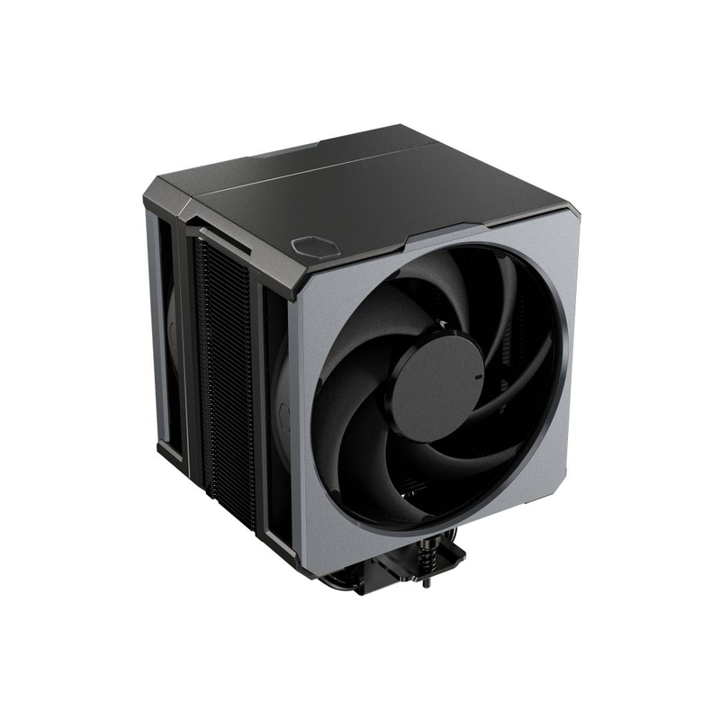 Cooler master hyper 612 apex single-tower CPU Air cooler, 260w, 6 heatpipes, dual 120mm mobius pwm fans, black-null