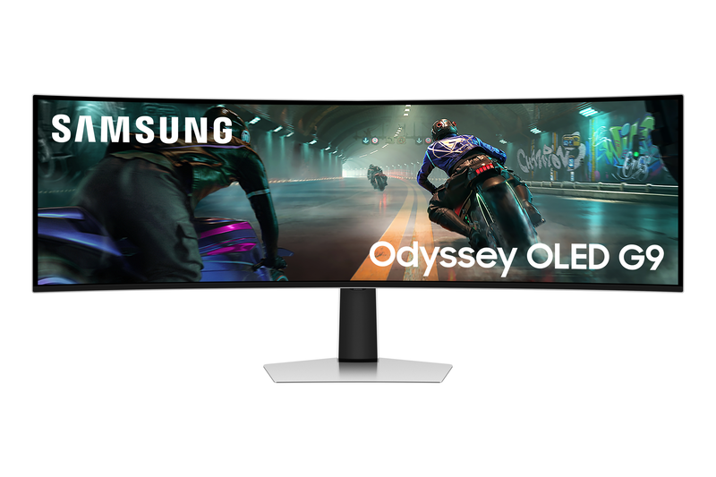 Samsung odyssey g9 ls49dg912suxen 49" οθόνη OLED curved 144hz freesync 5120x1440, , medium-null