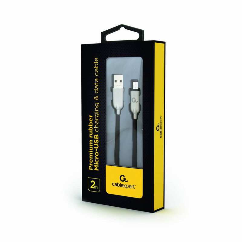 Cablexpert premium / USB cable / micro-USB type b (m) to USB (m) / USB 2.0 / 2.1 a / 2 m / black-null