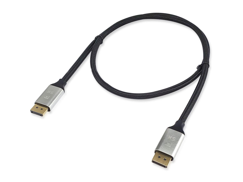 Equip - displayport cable - displayport (m) to displayport (m) - displayport 1.4 - 5 m - 8k30hz (7680 x 4320) support, 4k144hz (3840 x 2160) support, 5k60hz (5120 x 2880) support, 1080p support 240hz, 2k240hz (2560 x 1440) support, 8k60hz (7680 x 4320) su-null