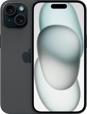 Apple iPhone 15 128GB, Black, medium