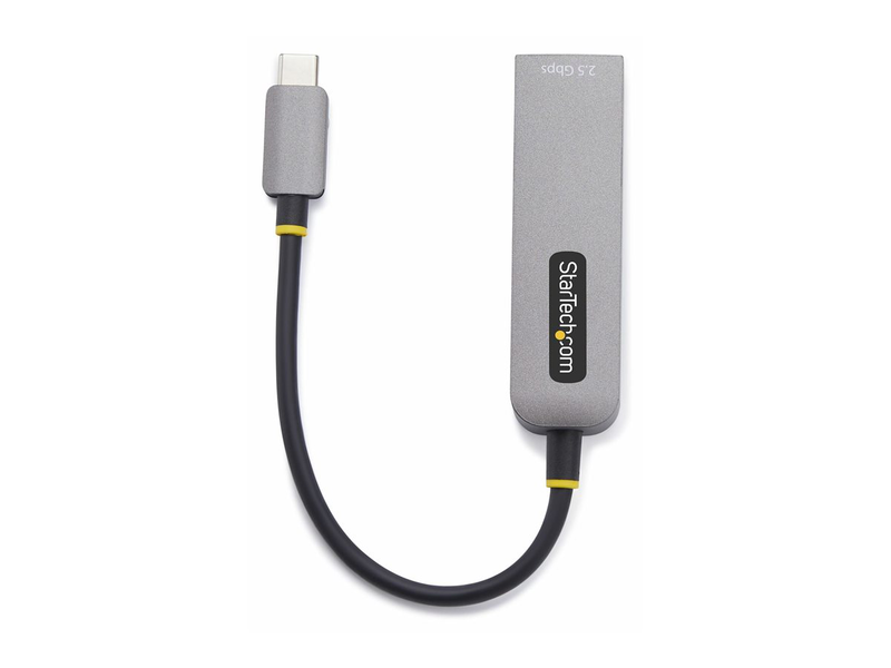 Startech.com 2.5GBe USB-c to ethernet adapter - network adapter - USB-c 3.2 Gen 1 / thunderbolt 3 - 10m/100m/1g/2.5 gigabit ethernet + USB-c 3.2 Gen 1 - space grey-null