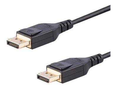 Startech.com 5m 16.4ft displayport 1.4 cable / vesa certified / 8k dp cable / displayport cable / displayport (m) latched to displayport (m) latched / displayport 1.4 / 5 m / 8k support / black, , medium