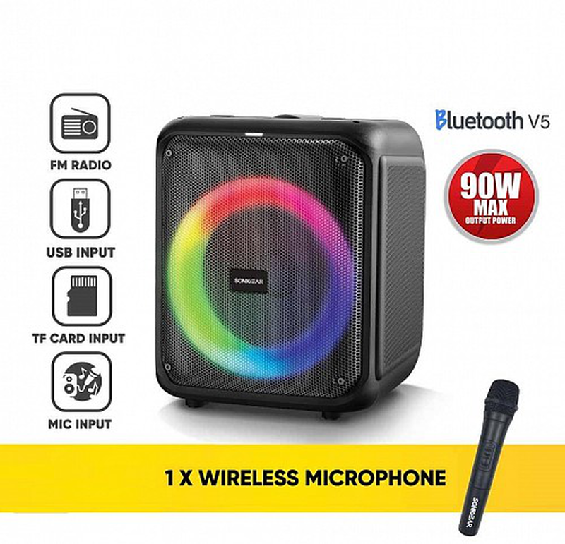 Sonicgear audio pro600hd karaoke portable bluetooth speaker, , medium image number null