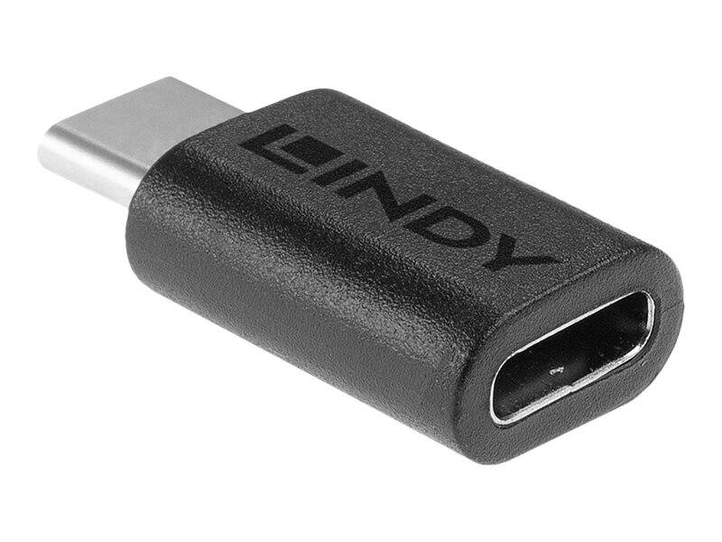 Lindy / USB adapter / 24 pin USB-c (f) to 24 pin USB-c (m) / USB 3.2 Gen 2 / black-null