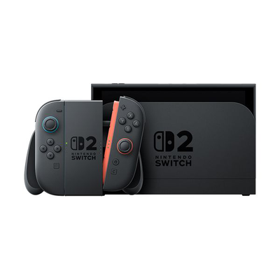 Switch 2 lcd black, Black, medium
