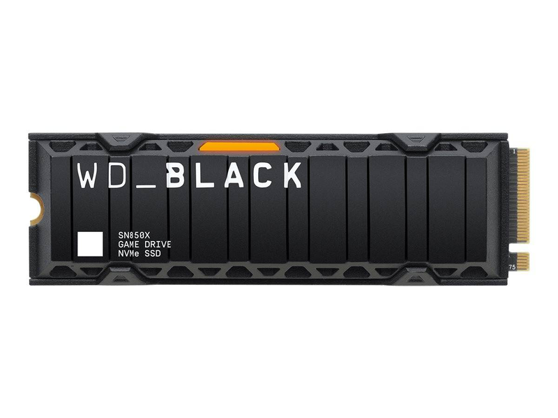 Wd_black sn850x wds100t2xhe-00bca0 1TB nvme SSD m.2 2280 pcie Gen4 with heatsink up to 7300mb/s for gaming-null