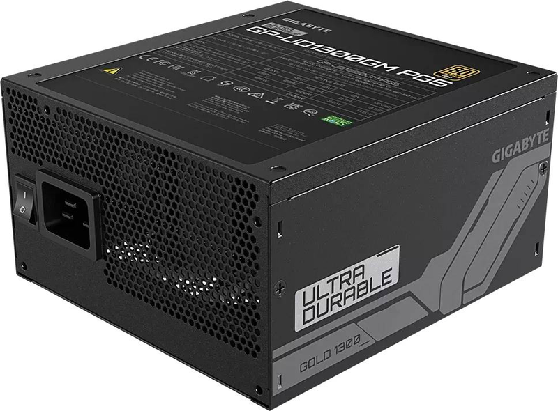 Gigabyte ud1300gm pg5 1300w gp-ud1300gm pg5 atx 3.0 fully modular power supply 80 plus gold pcie 5.0 black-null