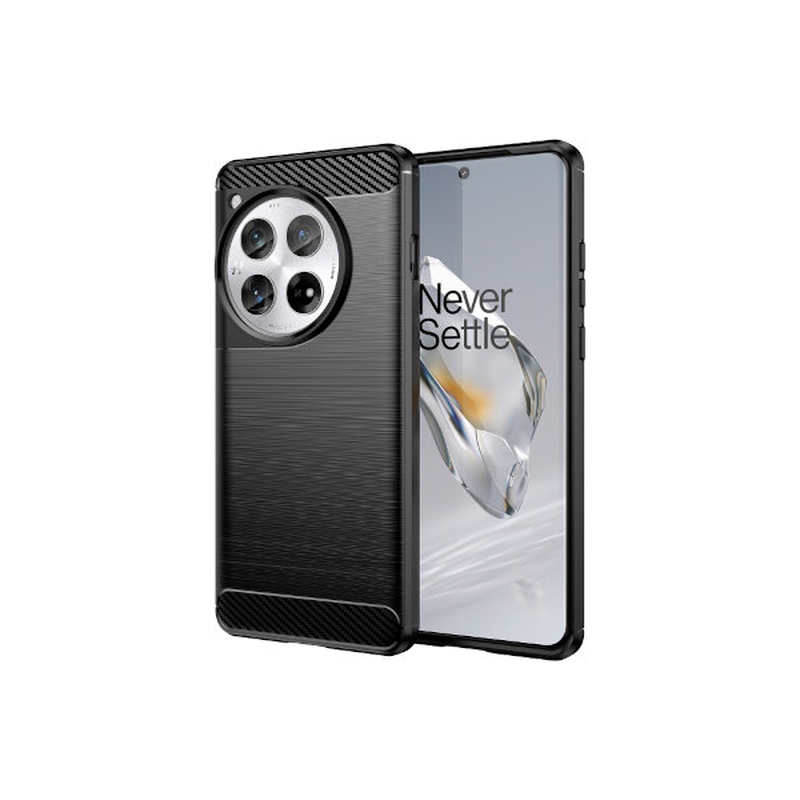 Product image: Oneplus 12 silicone carbon TPU case black, , medium-null