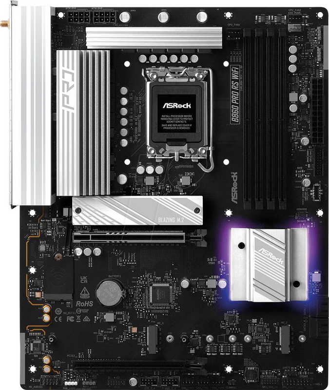Asrock b860 pro rs Wi-Fi motherboard ddr5 lga 1851 atx, , medium-null